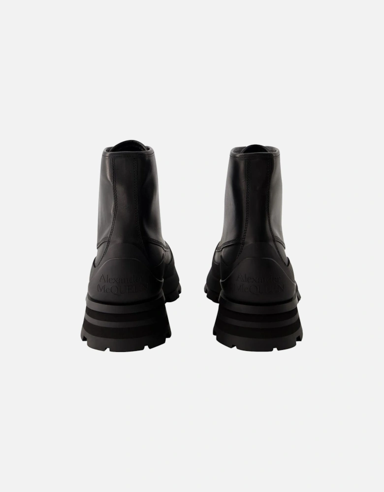 LaceUp Leather Boots