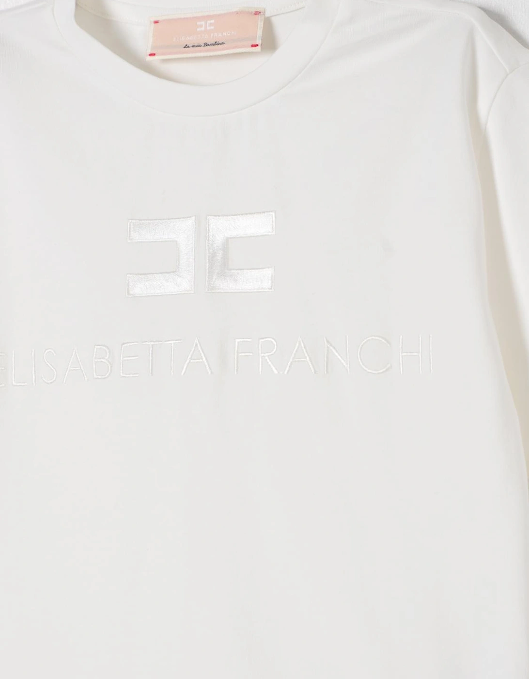 Girls Short Sleeve Embossed Logo Tee