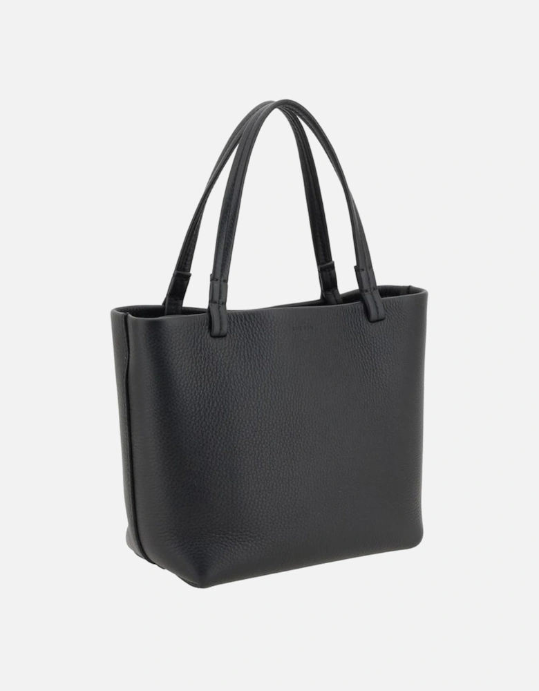 Calfskin Park Tote with Double Flat Handle Women - Black Shoulder Bags