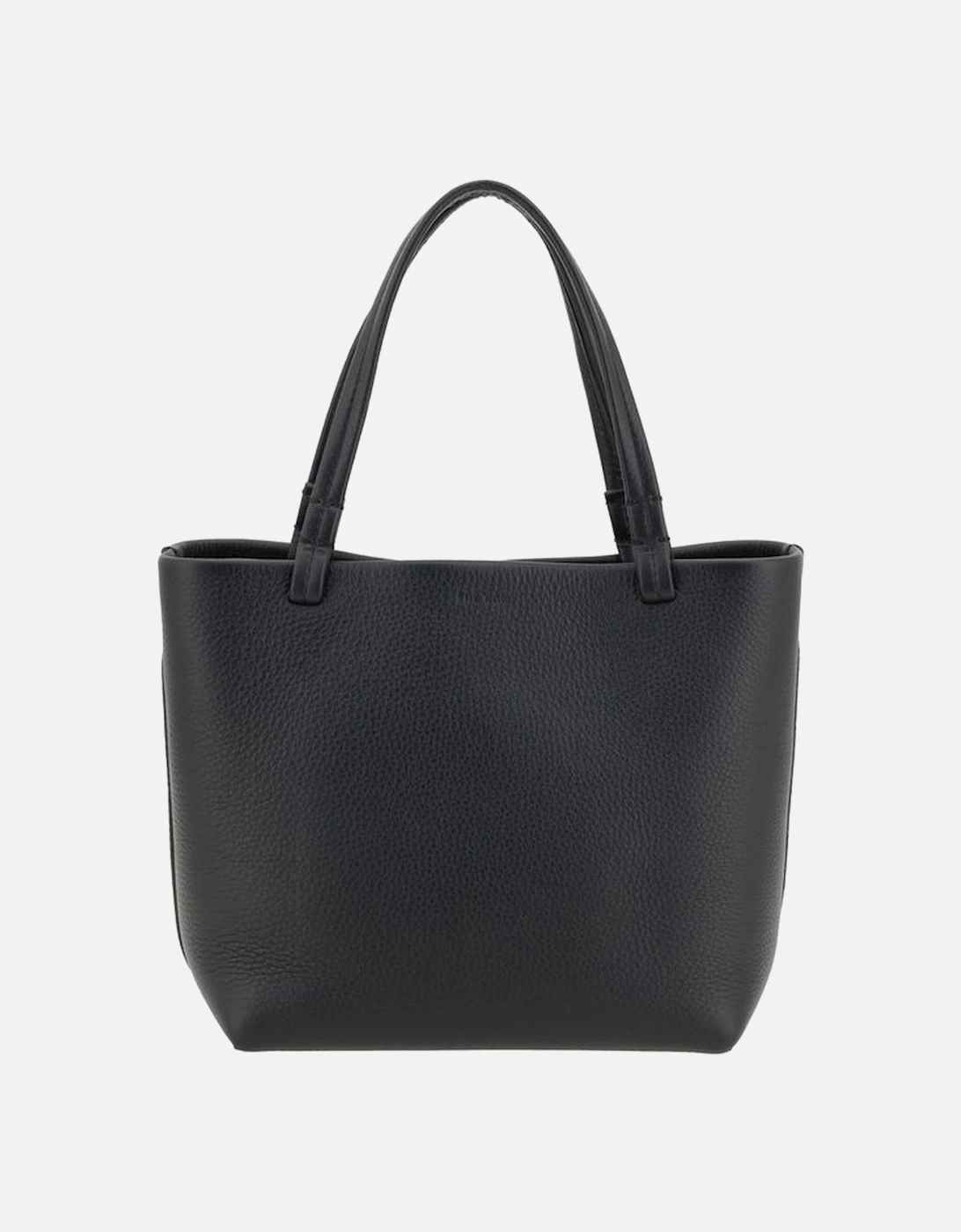 Calfskin Park Tote with Double Flat Handle Women - Black Shoulder Bags, 5 of 4