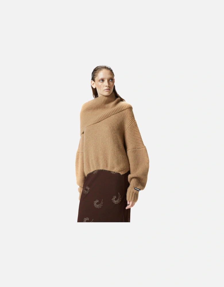 Rib Knit OfftheShoulder Sweater