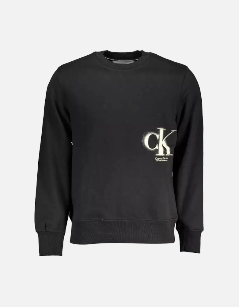 CK Logo Sweatshirt Spray Paint Design