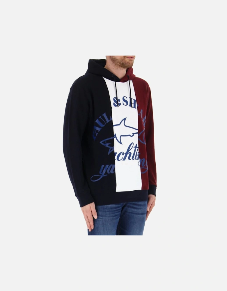 Yachting Tricolor Panel Hoodie