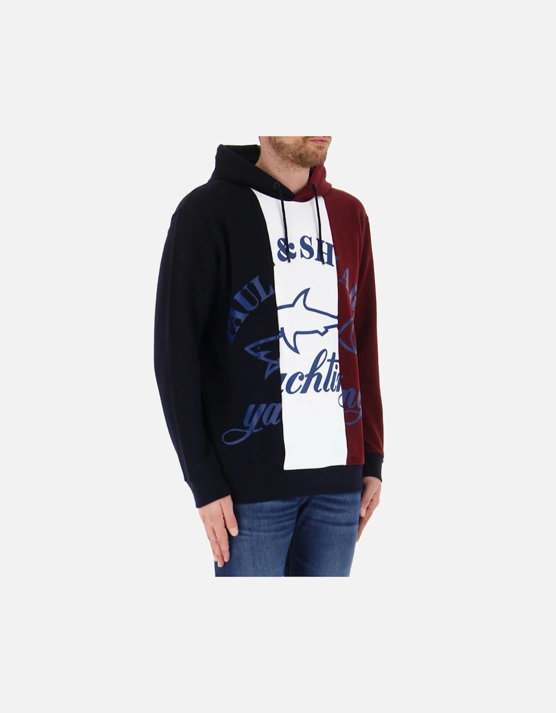 Yachting Tricolor Panel Hoodie