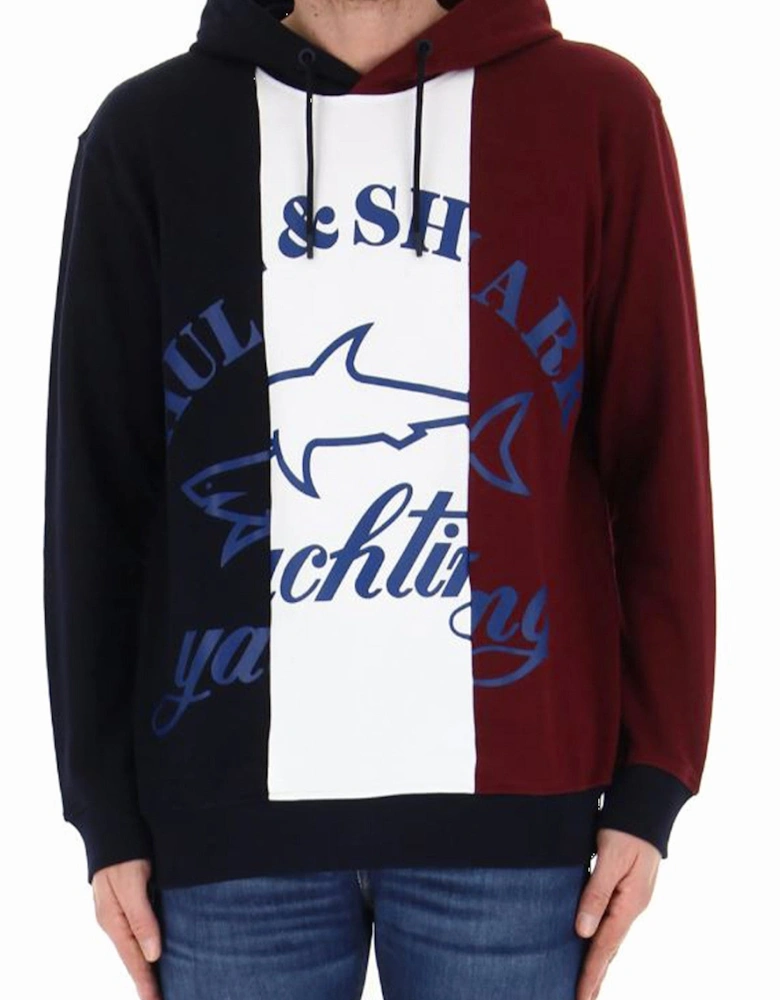 Yachting Tricolor Panel Hoodie