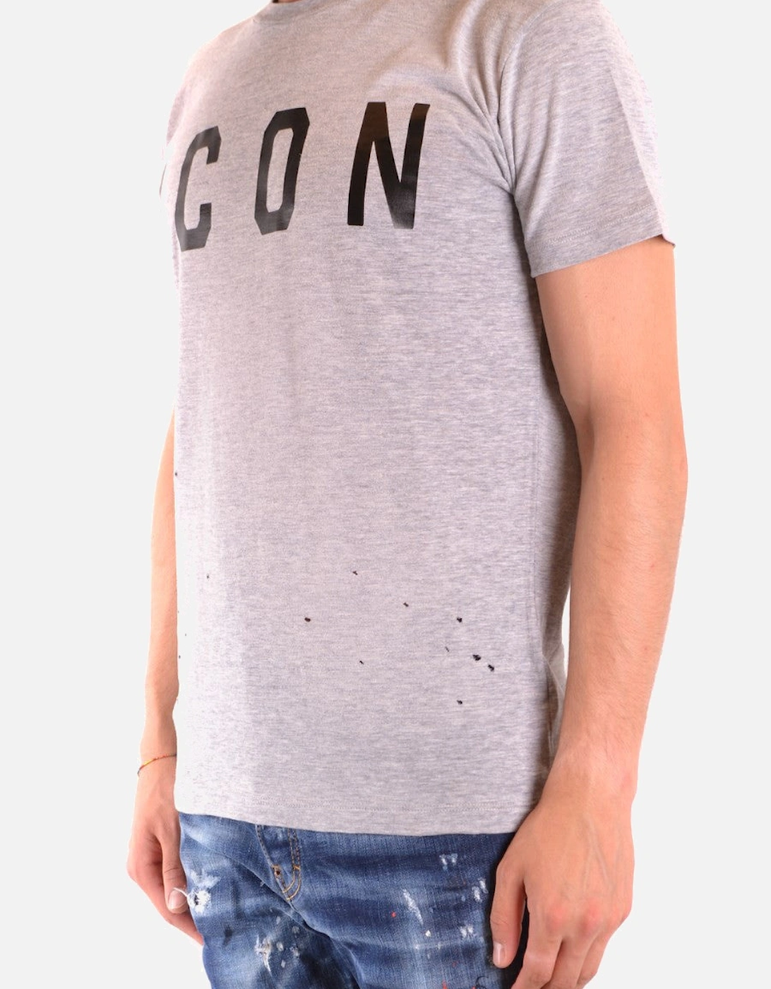 ICON Graphic Tee Distressed Detail