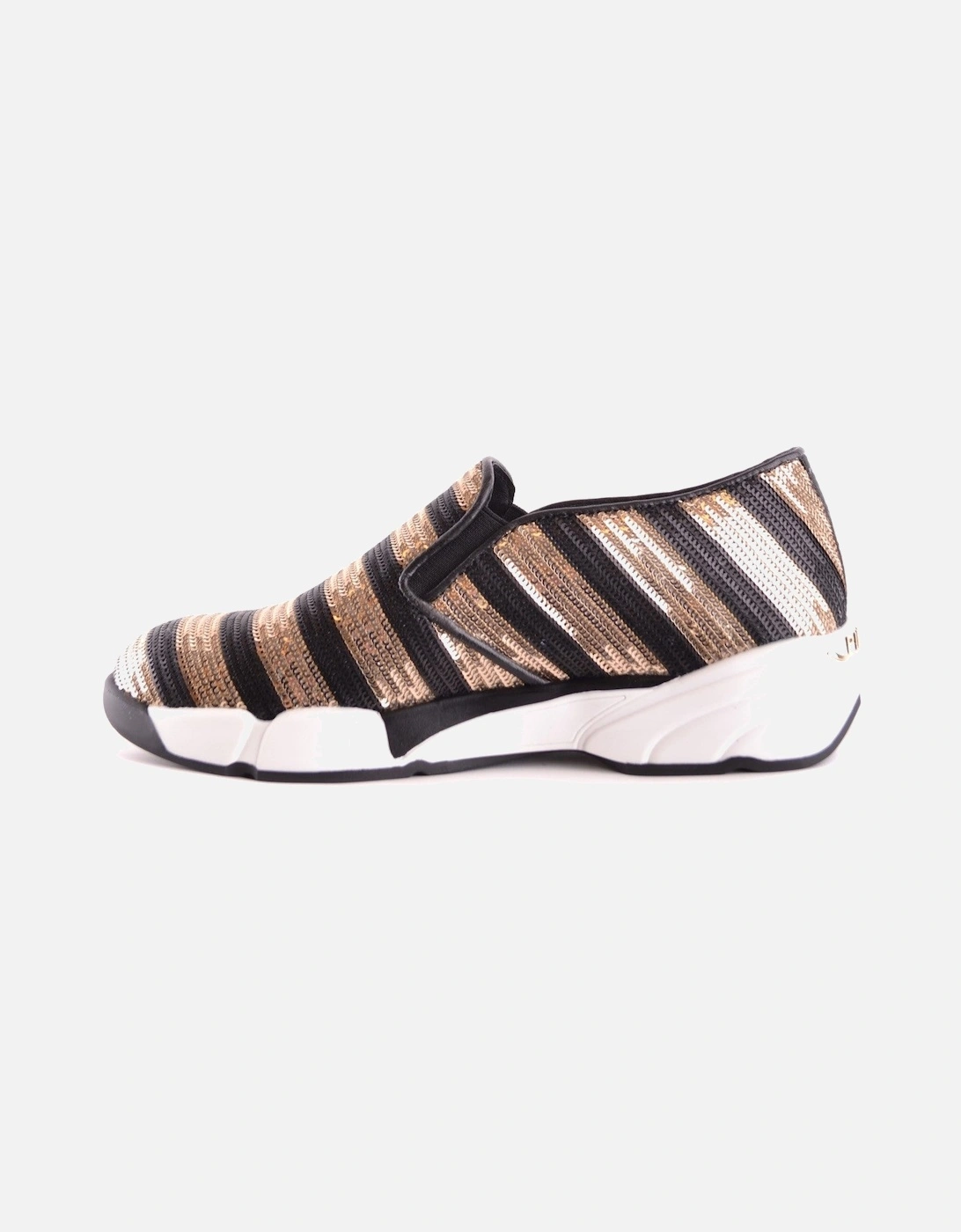 Sequin Stripe SlipOn Sneakers