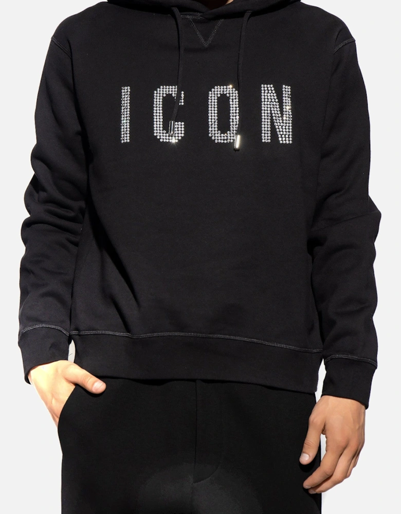 Icon Hoodie Rhinestone Detail