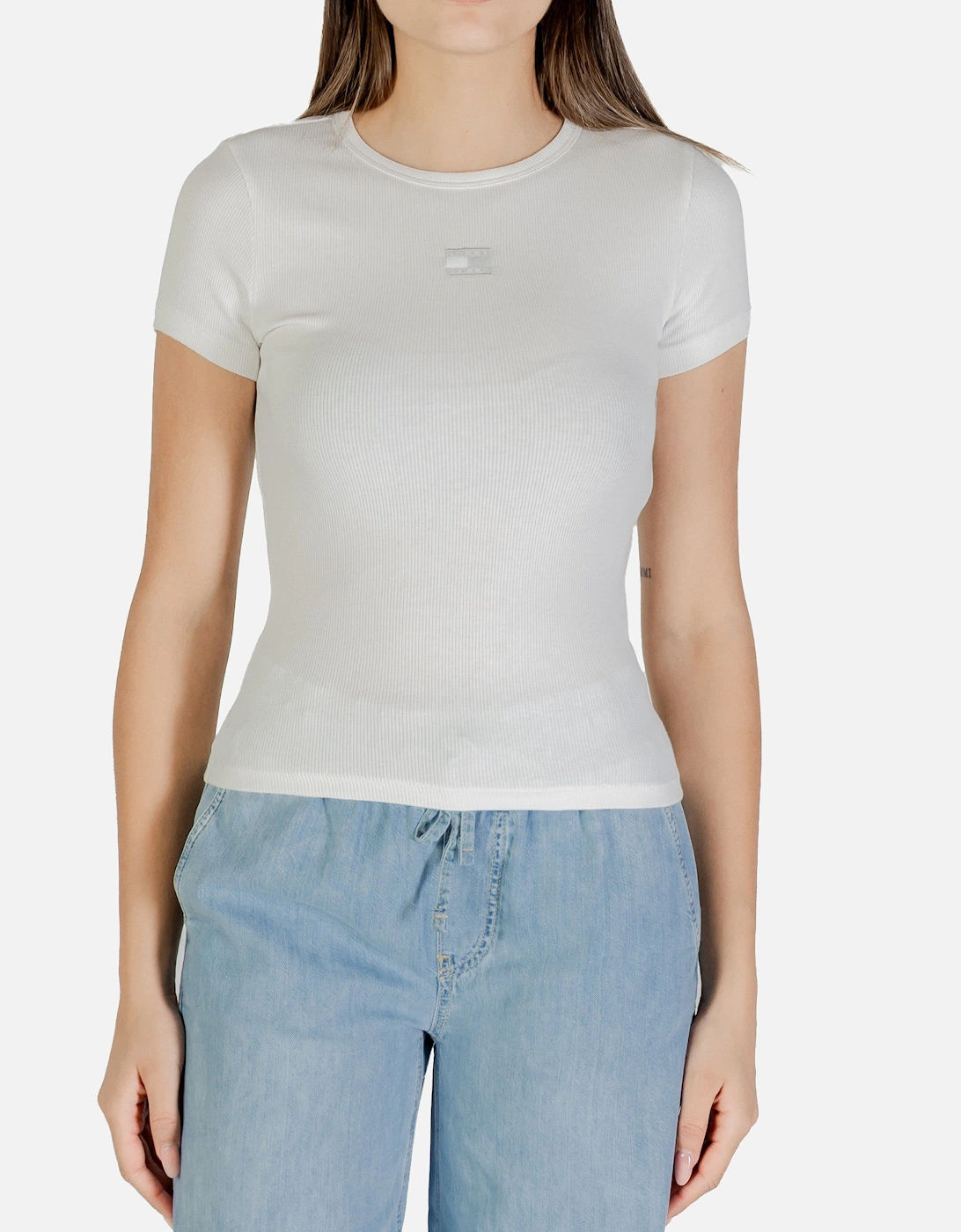 Ribbed Short Sleeve Slim Fit Tee, 4 of 3