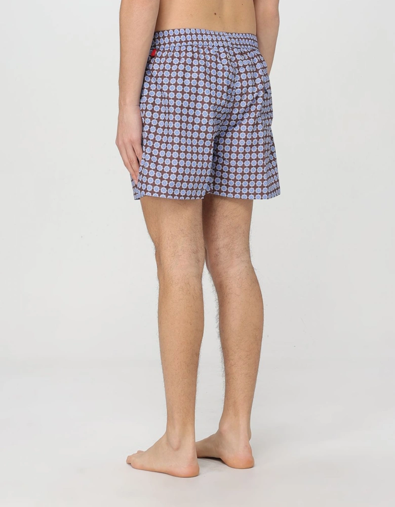 Swim Trunks Geometric Pattern