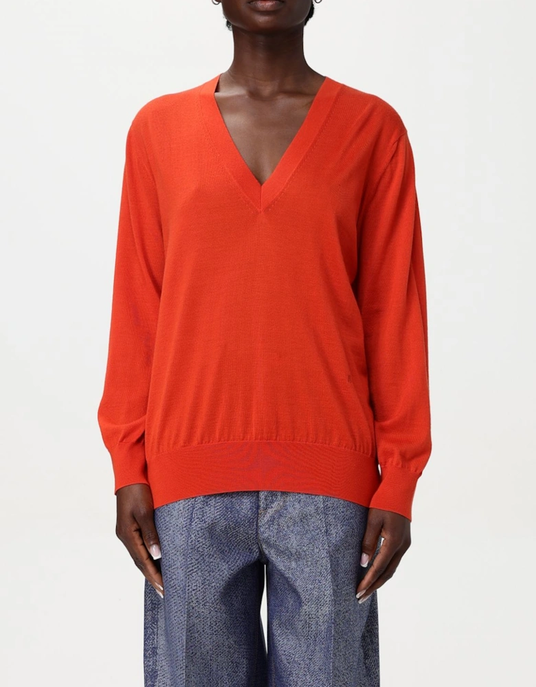 VNeck Knit Wool Sweater