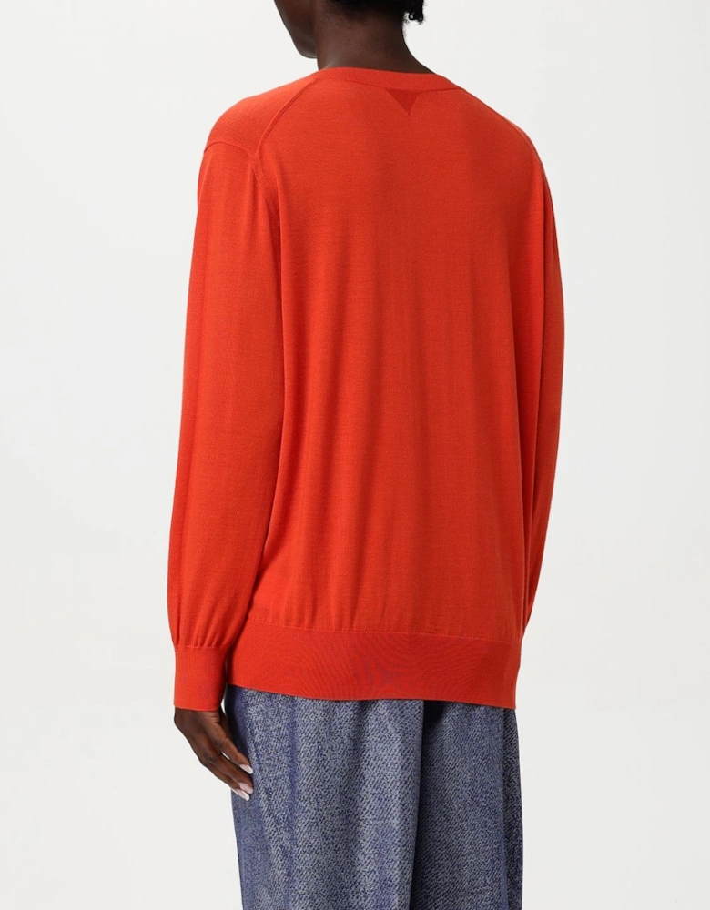 VNeck Knit Wool Sweater