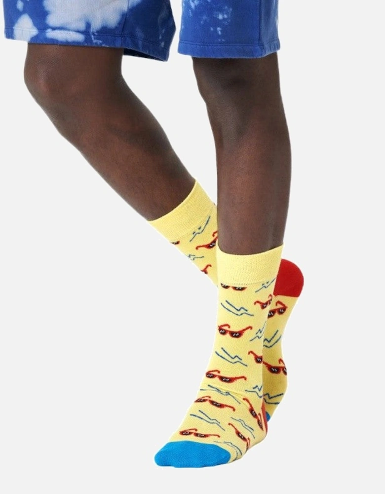 Sunglasses Socks Novelty Design