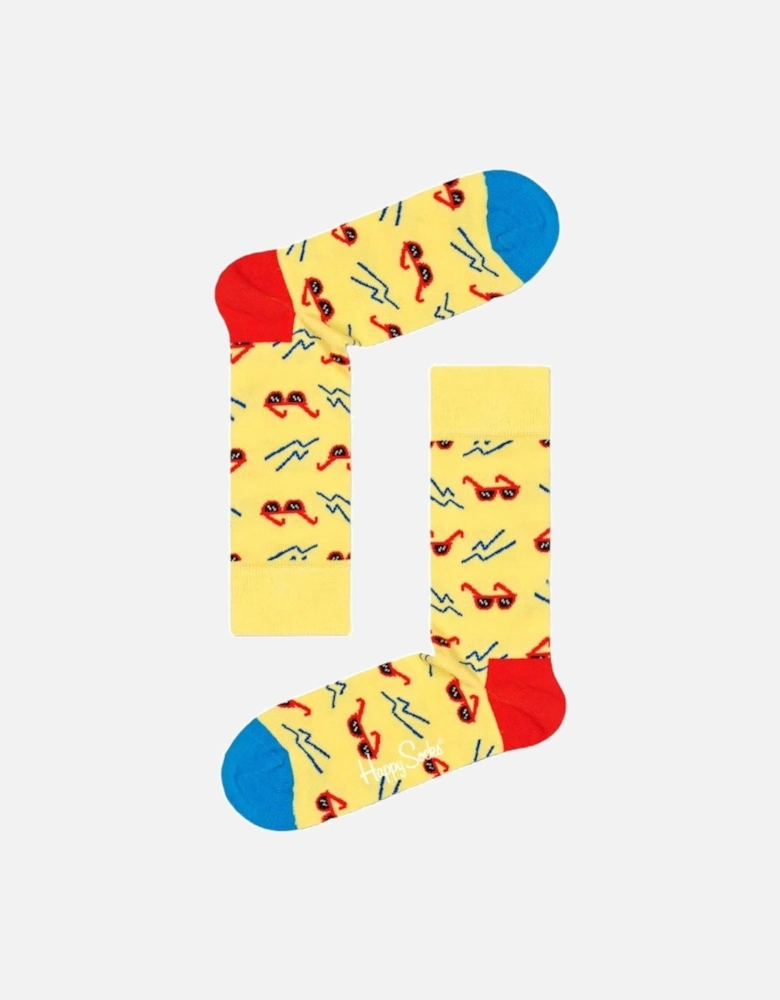 Sunglasses Socks Novelty Design