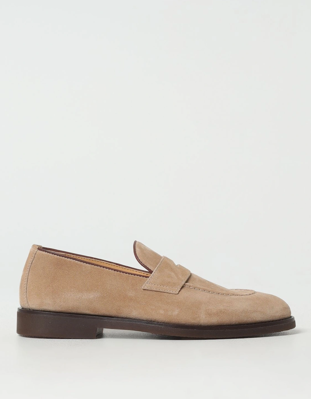 Suede Leather Penny Loafers, 5 of 4