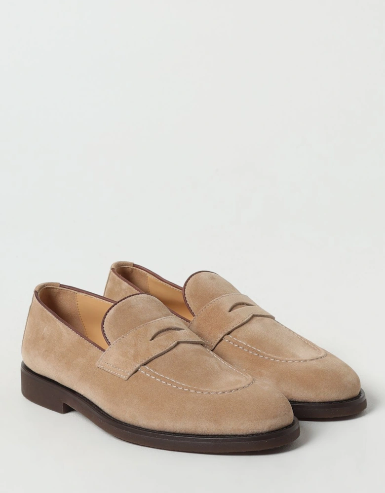 Suede Leather Penny Loafers