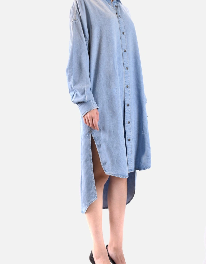 Denim Shirt Dress Relaxed Fit
