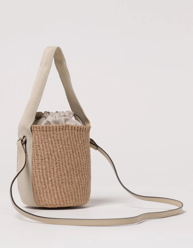 Mini Raffia Bucket Bag