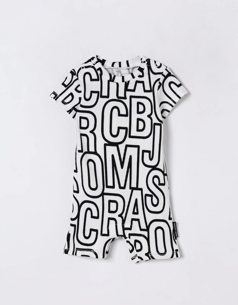 Alphabet Print Baby Romper