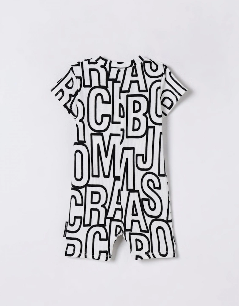 Alphabet Print Baby Romper