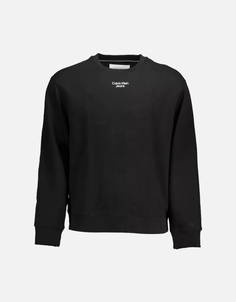 Cotton Logo Print Sweater