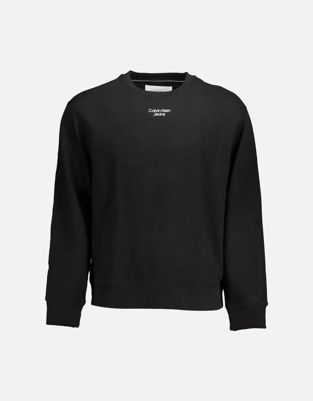 Cotton Logo Print Sweater