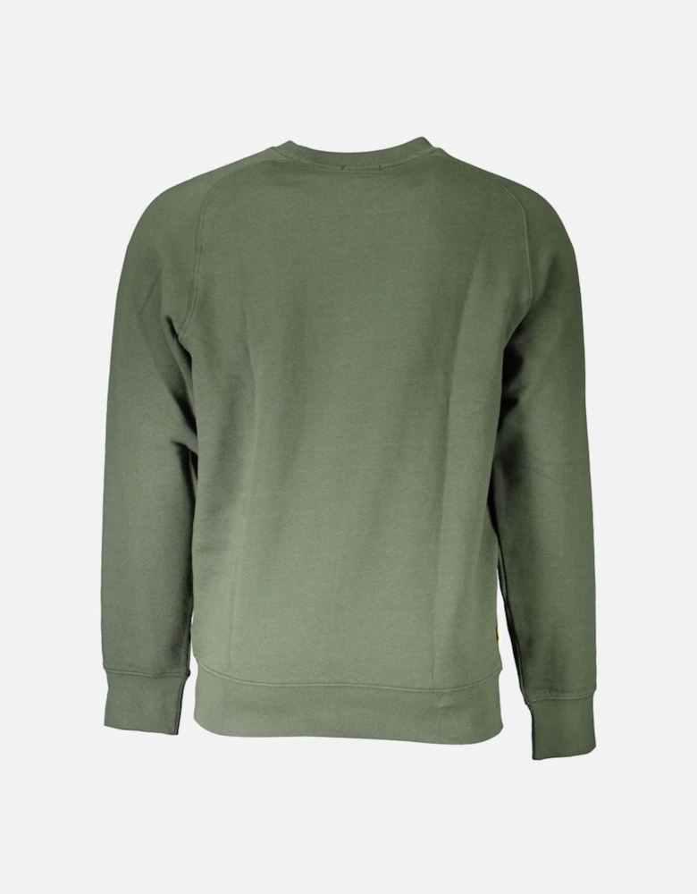Classic Logo Sweatshirt for Men  Green