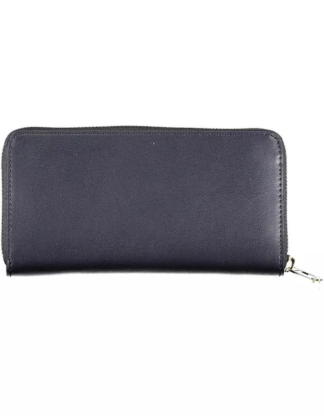 ZipAround Wallet TH Logo Navy Leather