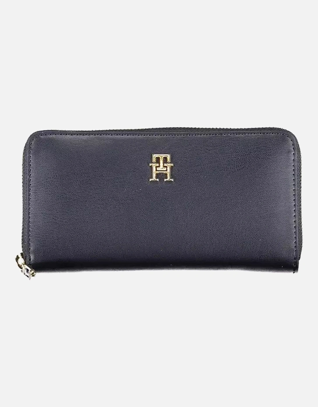 ZipAround Wallet TH Logo Navy Leather, 4 of 3