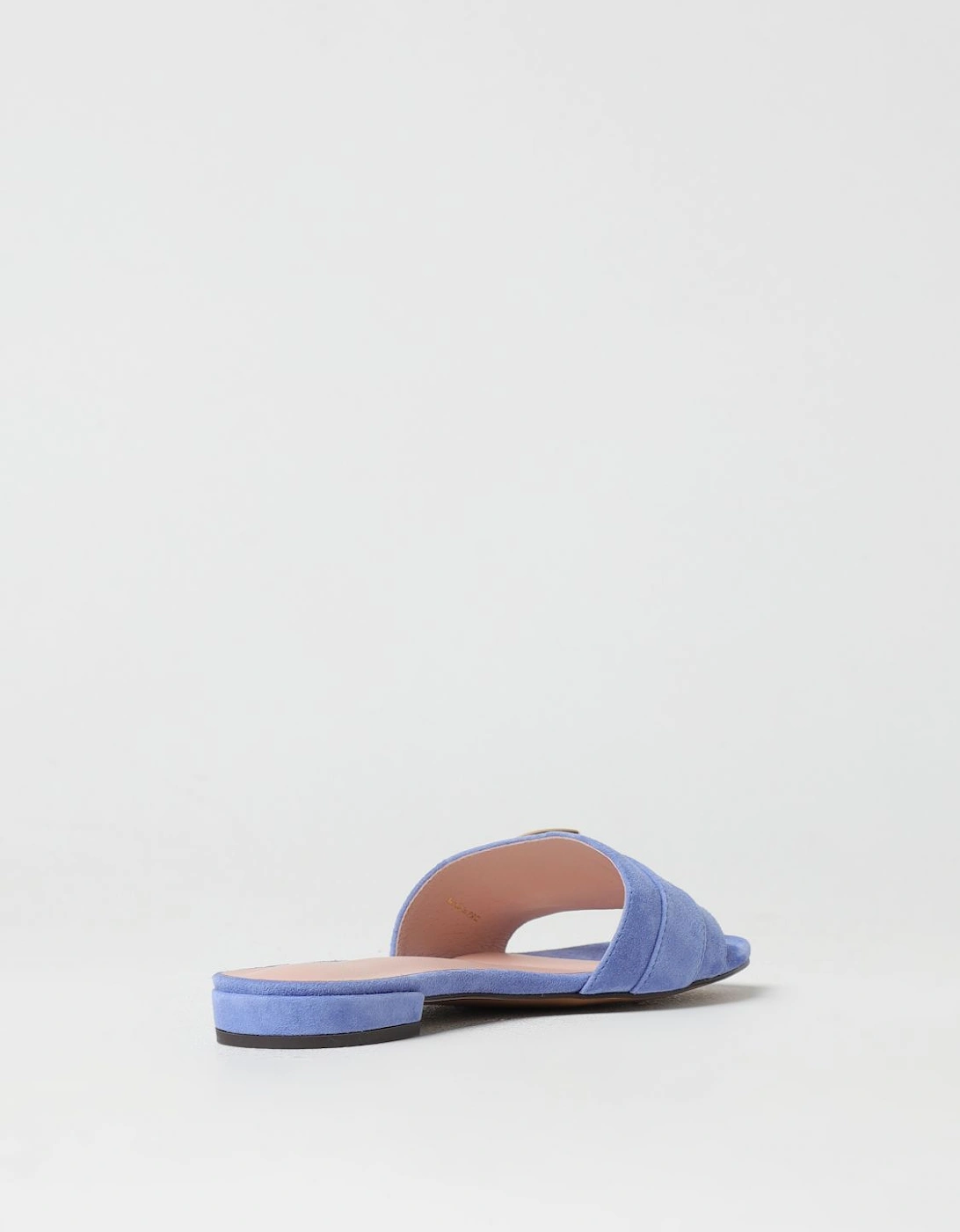 Suede Leather Slide Sandals
