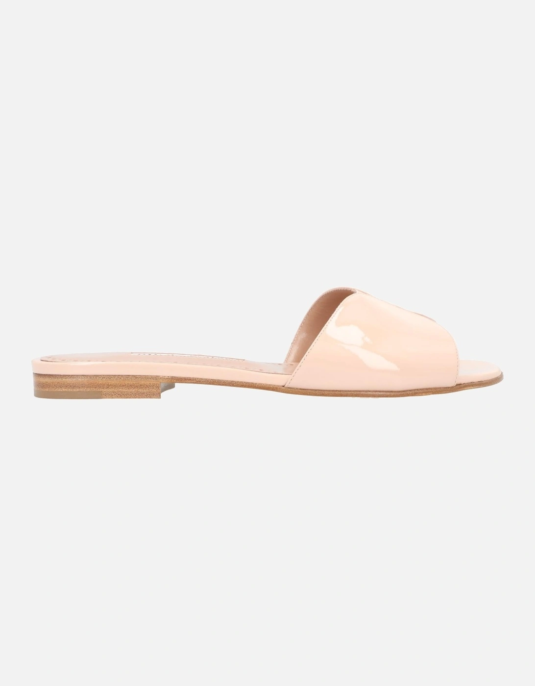 Layered Patent Leather Sandals with Flat Heel, 7 of 6