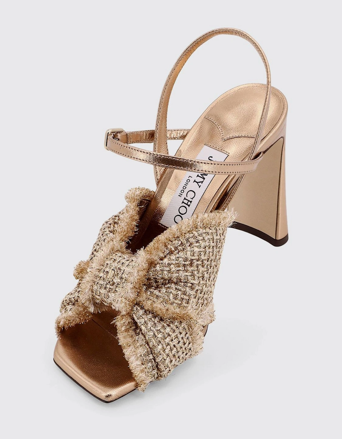 ANNIKA 95G Knotted Block Heel Sandals