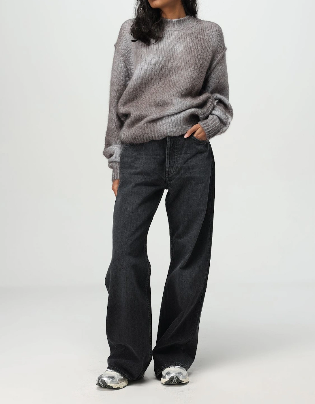Mohair Knit TieDye Pullover