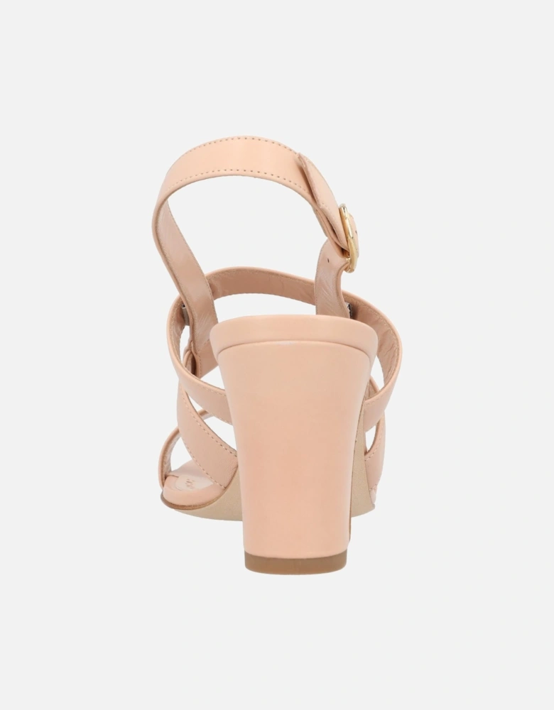 Leather Slingback Sandal with Adjustable Buckle Strap