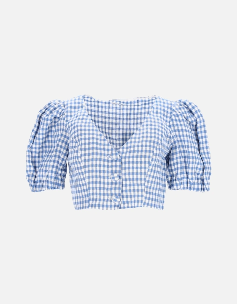 Gingham Check Romper Set