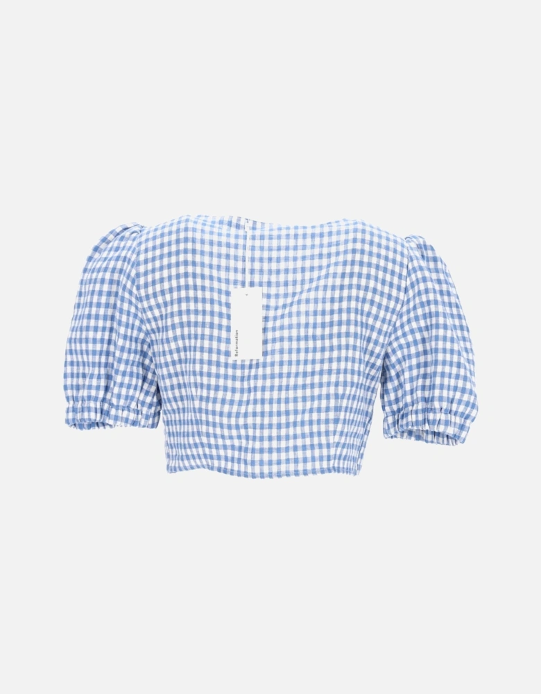 Gingham Check Romper Set