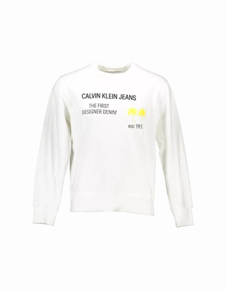 Palm Tree Crew Neck Sweatshirt