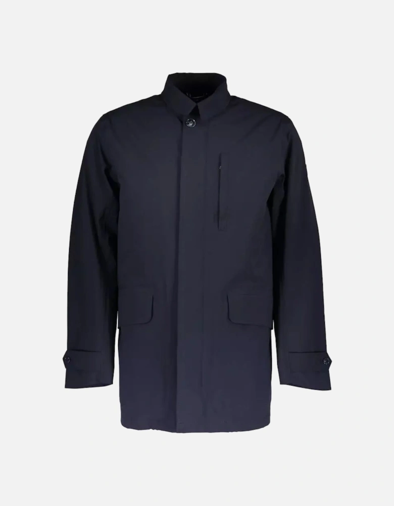 Water Resistant Overcoat Navy