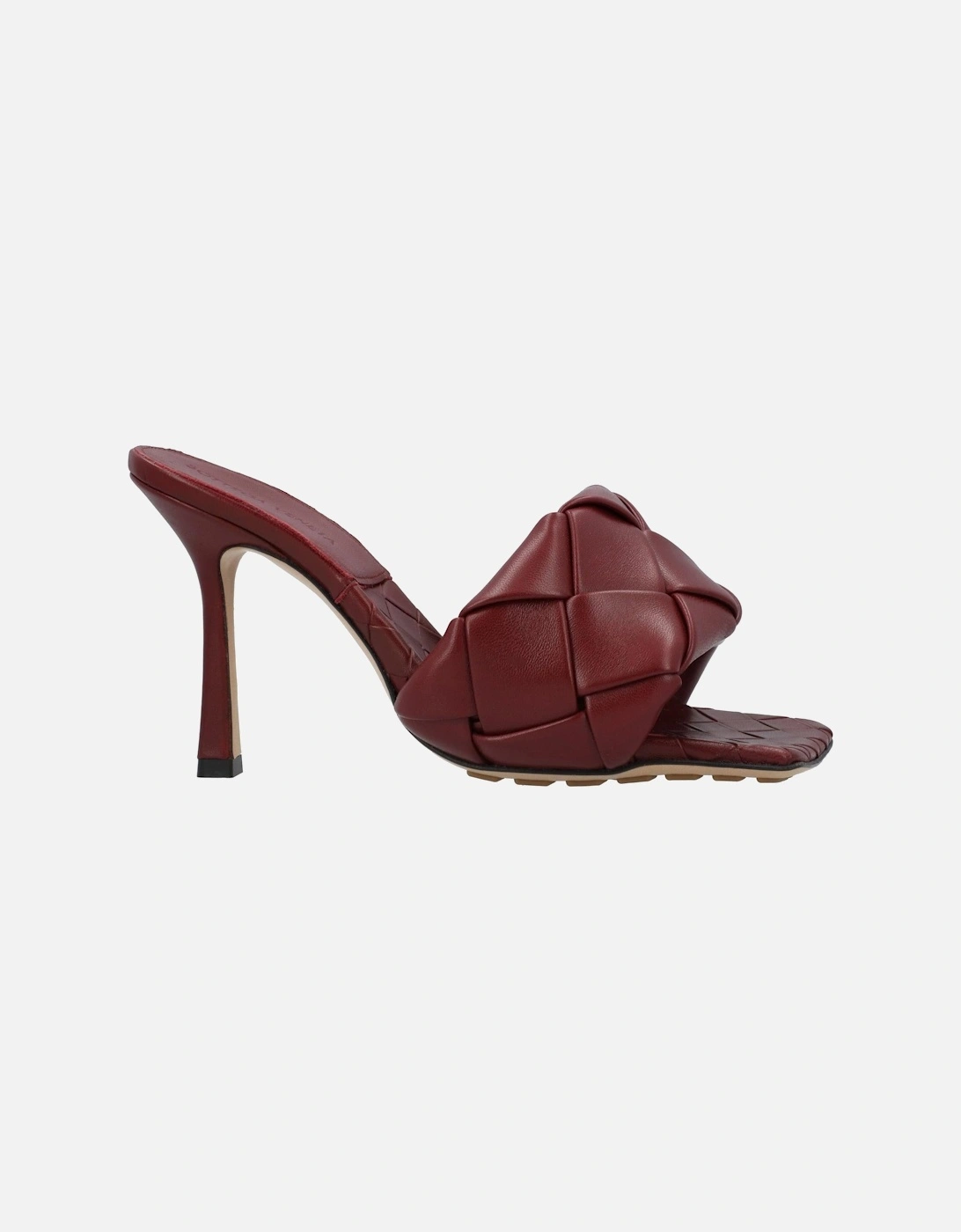Intrecciato Leather Mules with Rubber-Injected Outsole and 9 cm Heel, 6 of 5