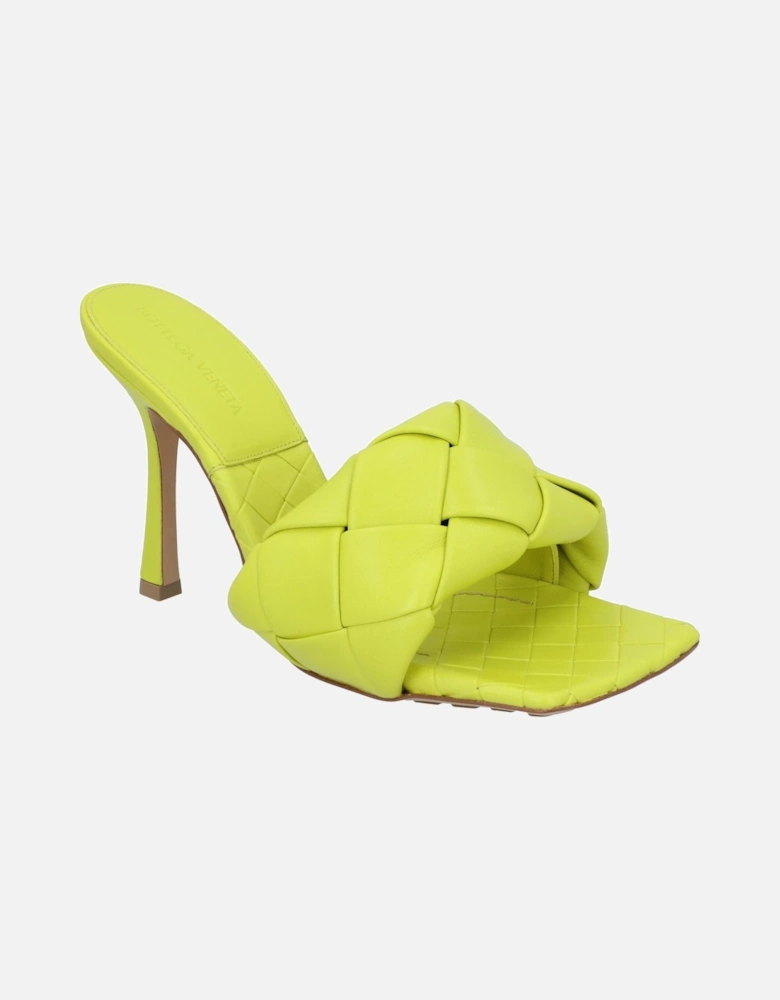 Intrecciato Woven Leather Mules