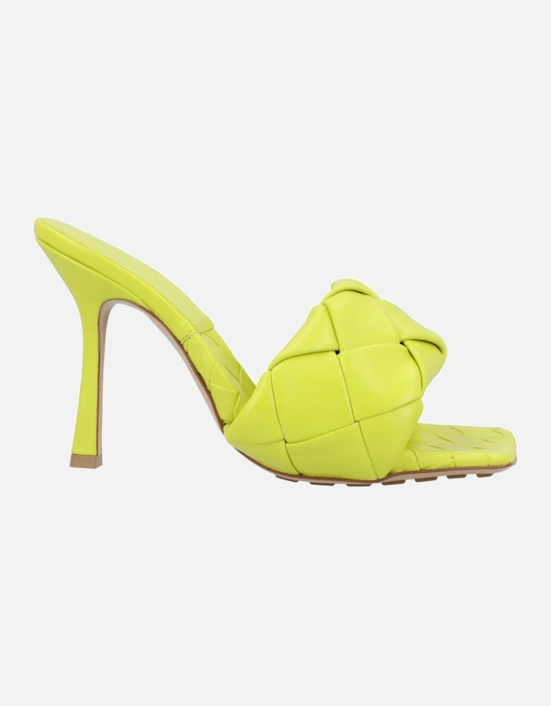 Intrecciato Woven Leather Mules