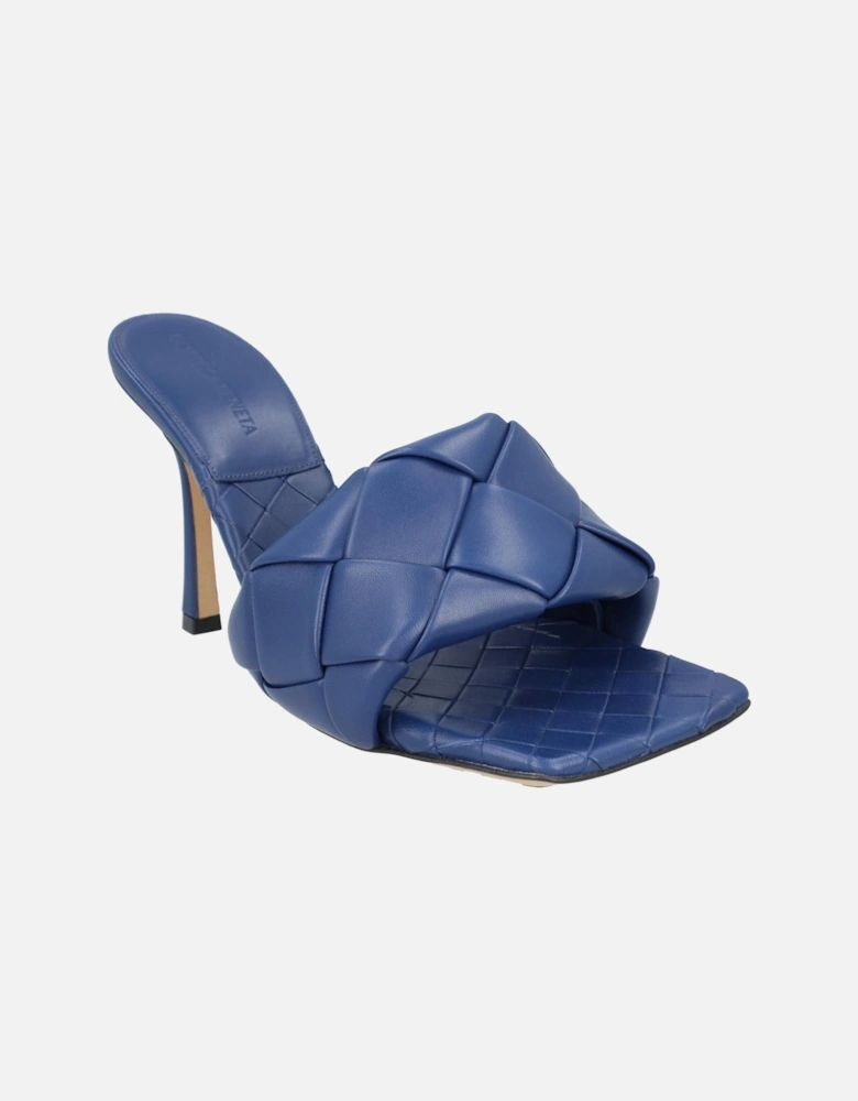 Intrecciato Leather Mules with Rubber-Injected Outsole