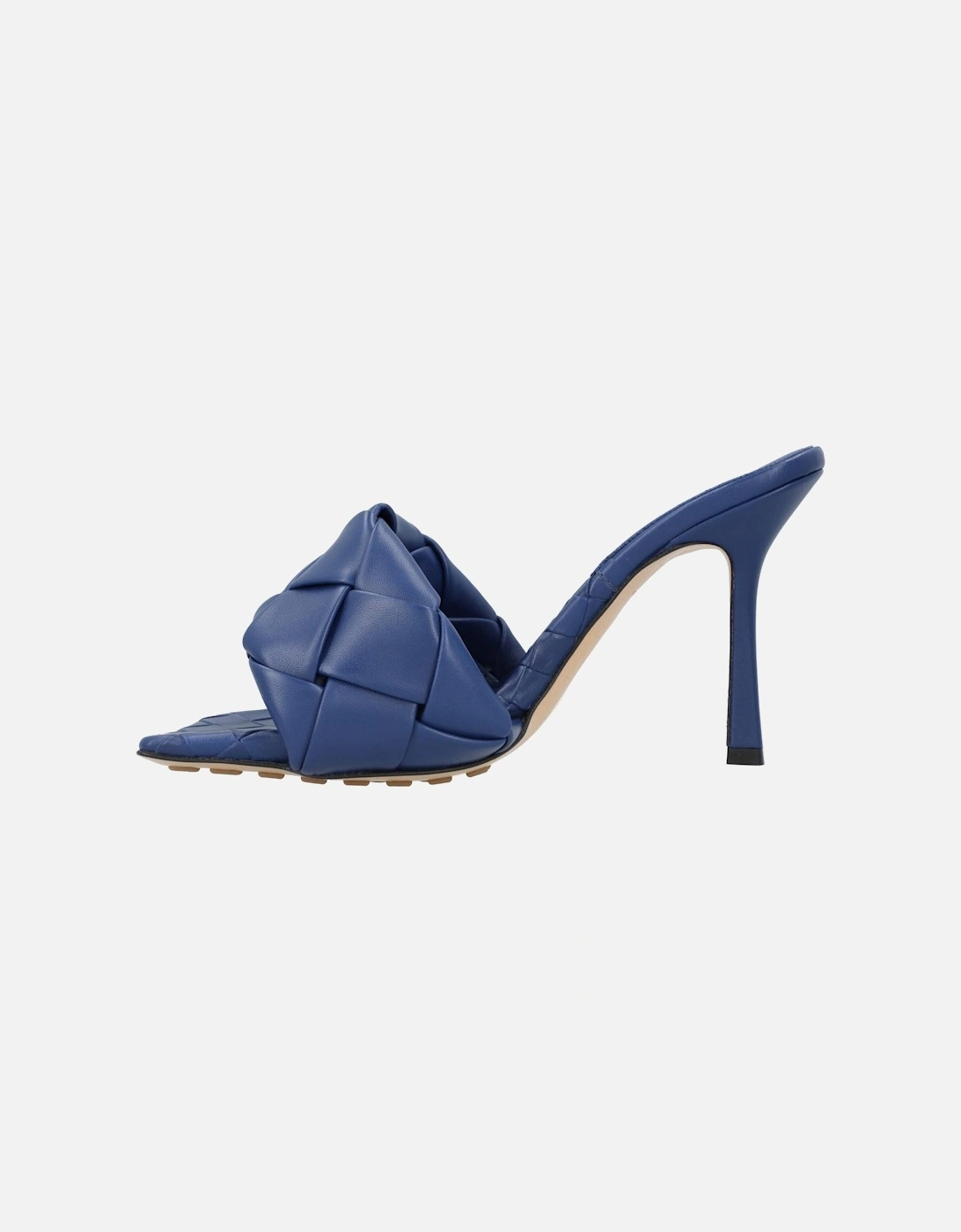 Intrecciato Leather Mules with Rubber-Injected Outsole