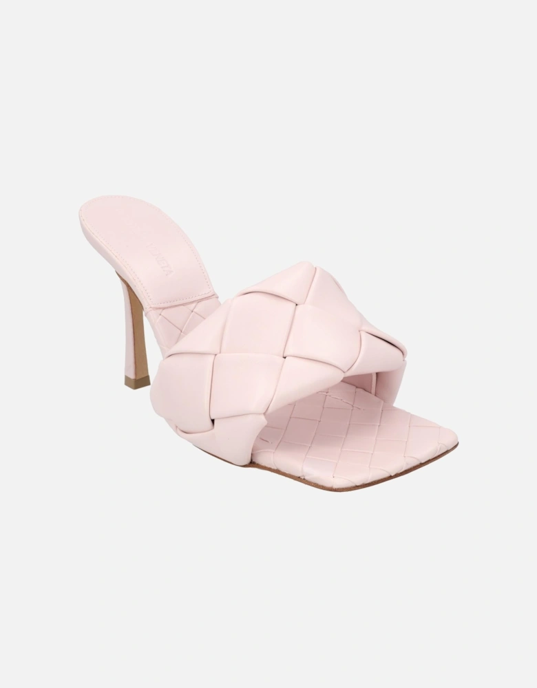 Padded Cassette Leather Mules