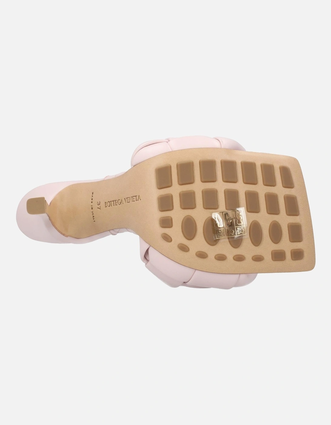 Padded Cassette Leather Mules