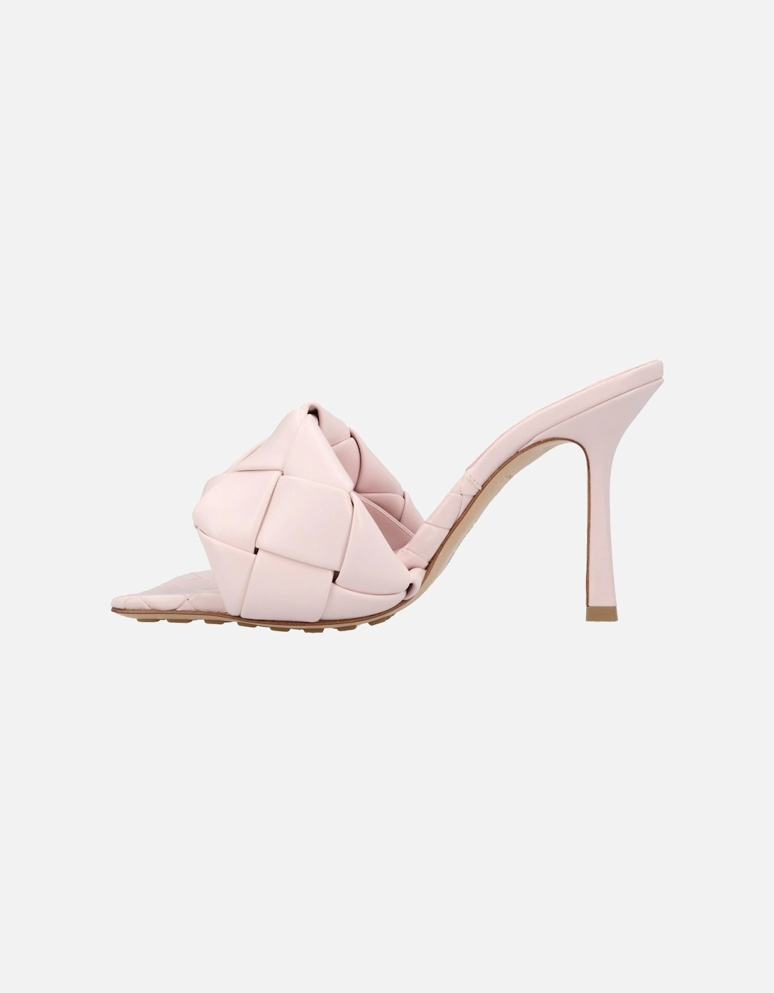 Padded Cassette Leather Mules