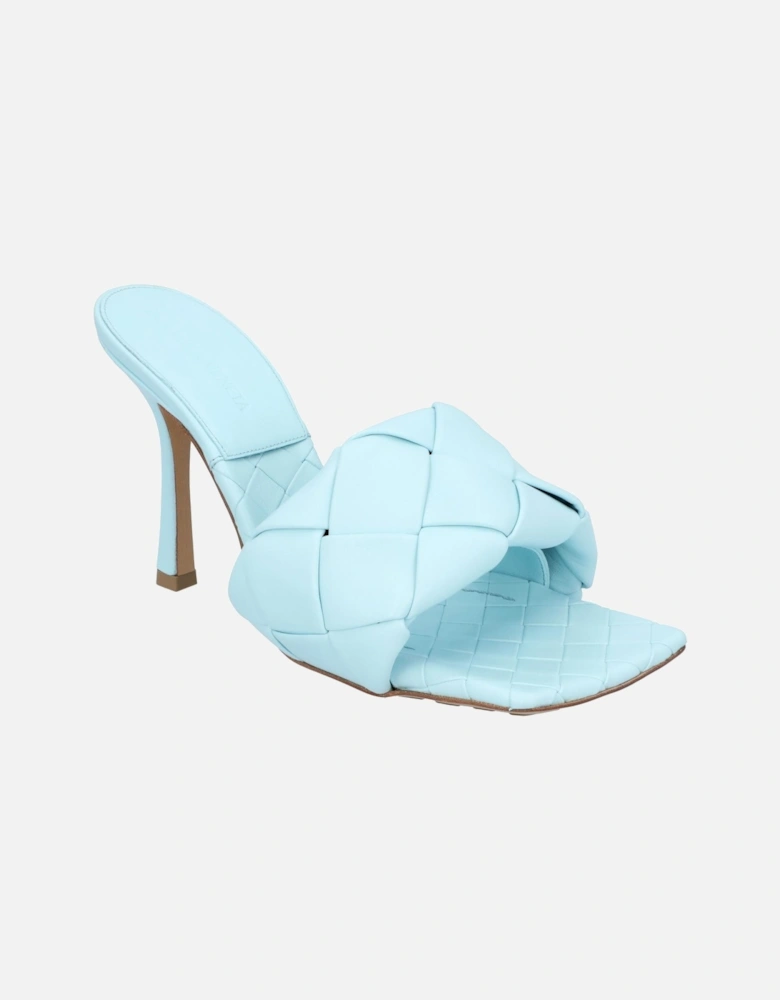 Intrecciato Leather Mules