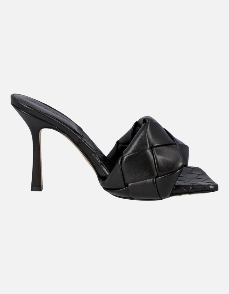 Intrecciato Leather Mules with Rubber-Injected Outsole