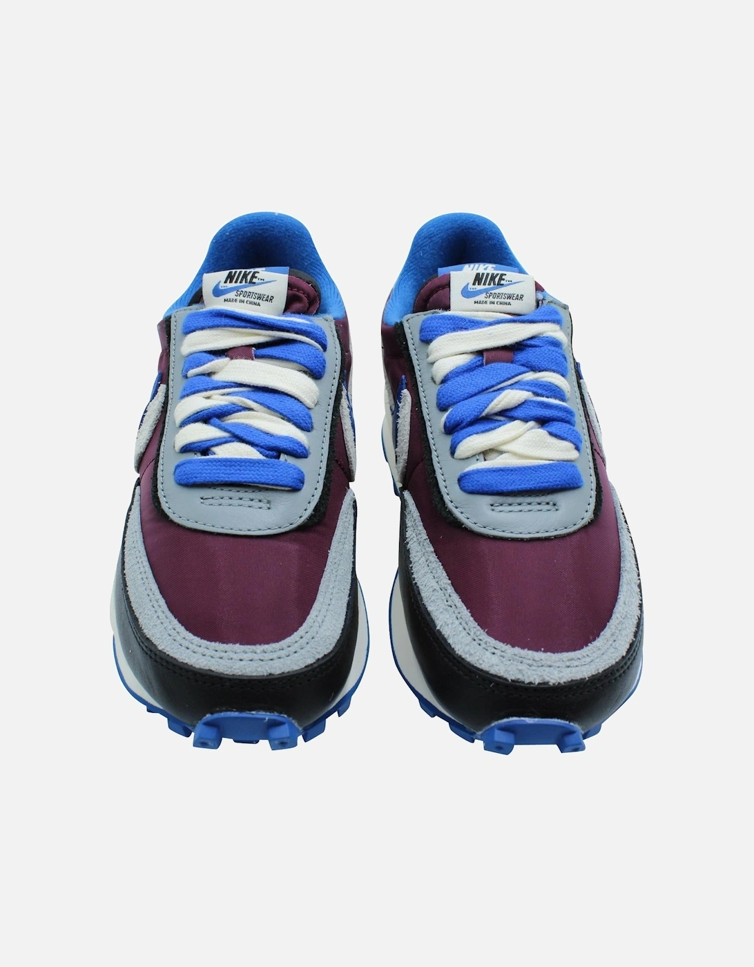 Triple Collaboration LDWaffle in Night Maroon and Team Royal Leather