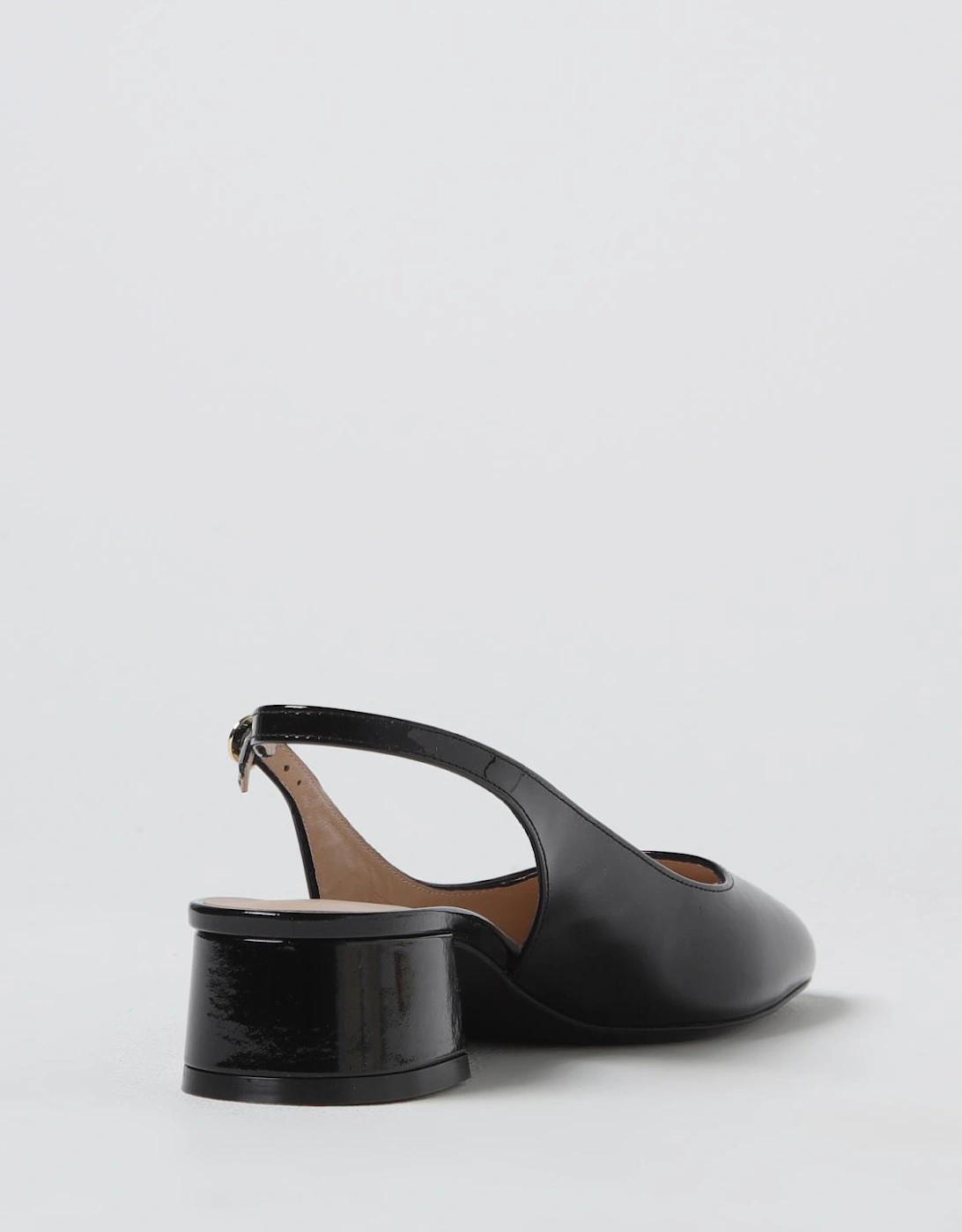 Low Block Heel Slingback Pumps